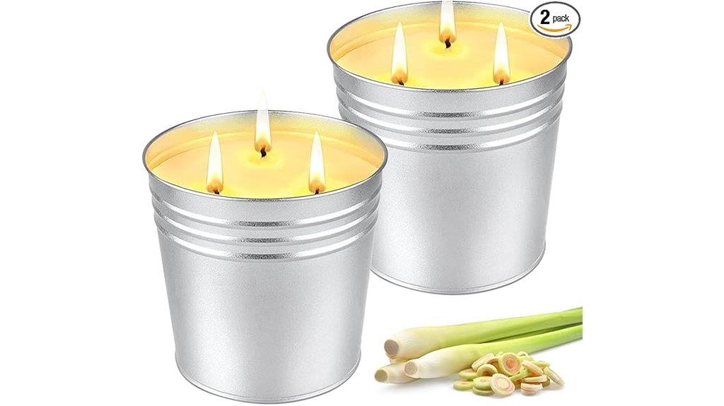 large outdoor citronella candle