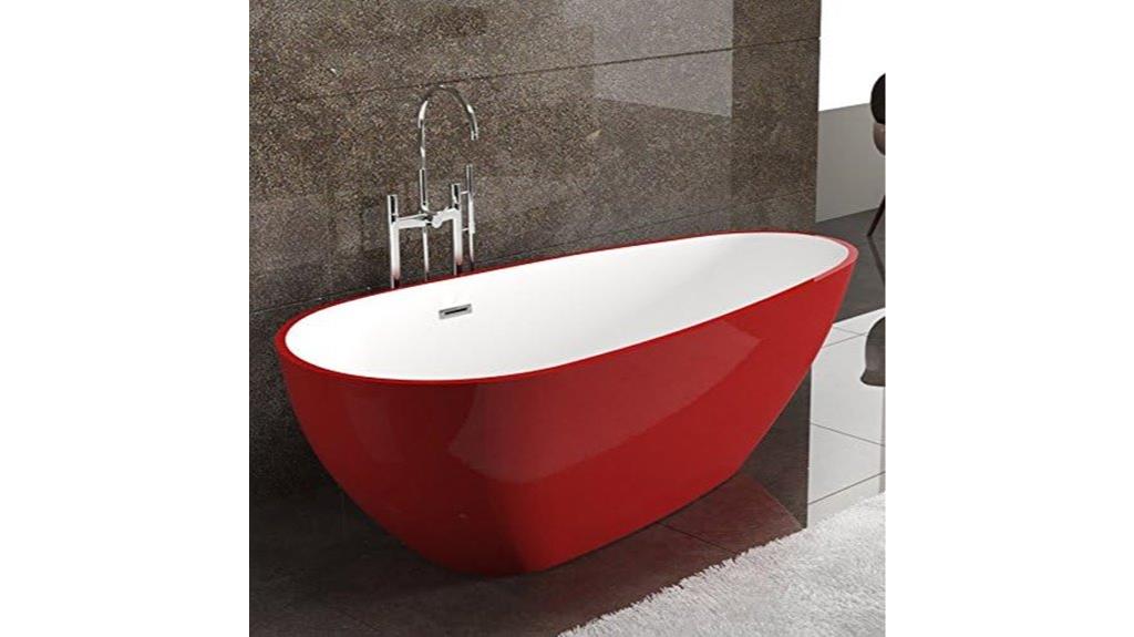 luxury acrylic freestanding tub