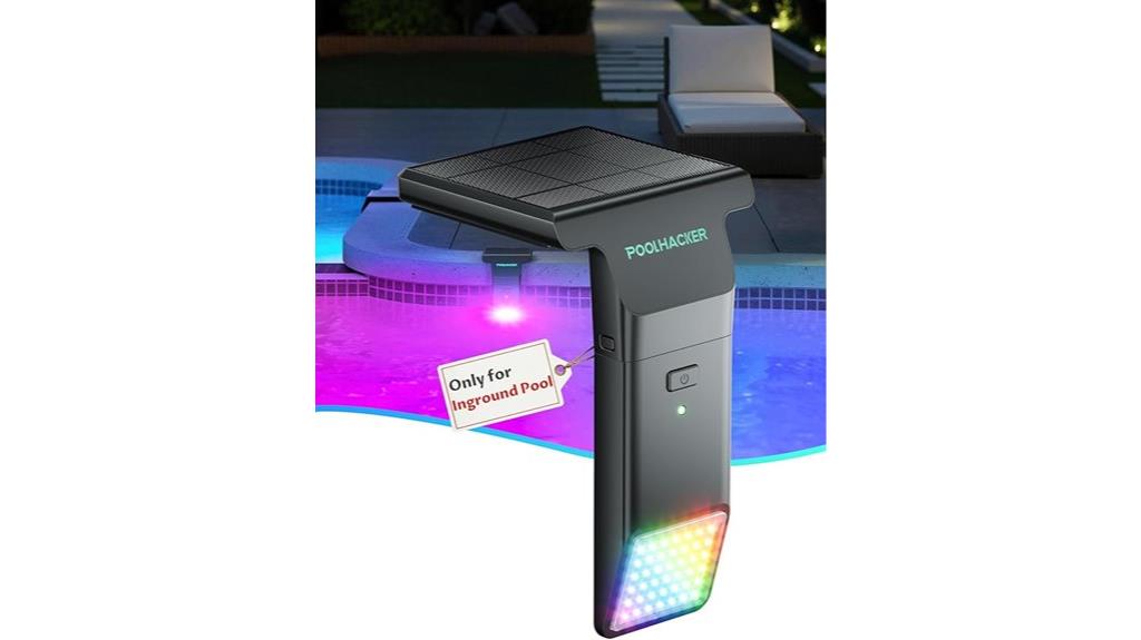 multicolor solar pool lighting