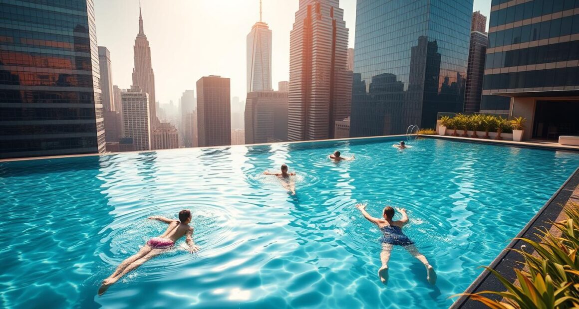nyc floating pool