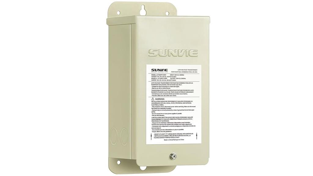 outdoor 100w pool light transformer