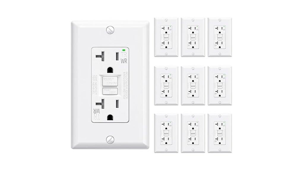outdoor gfci outlet pack