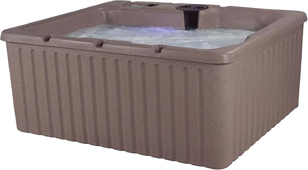 outdoor hot tub model
