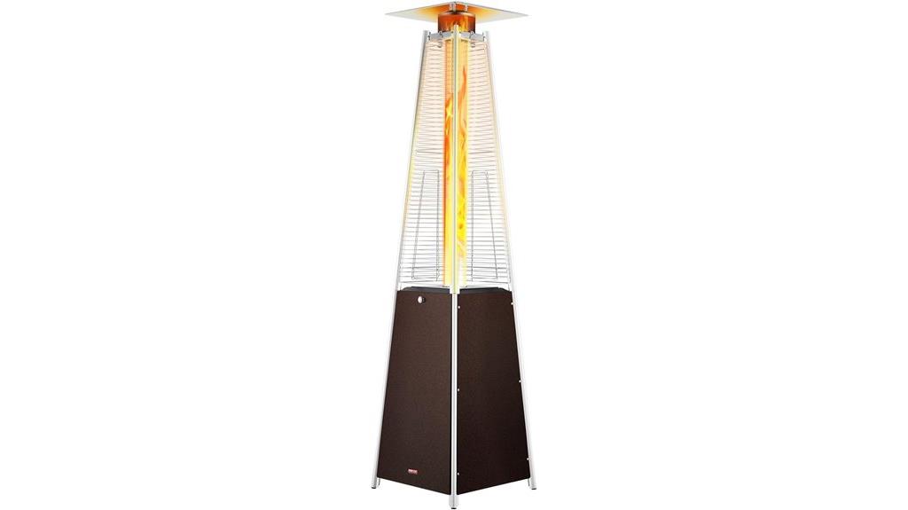 outdoor pyramid propane heater