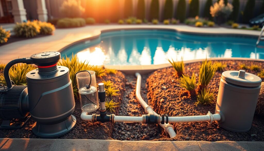 pool system components