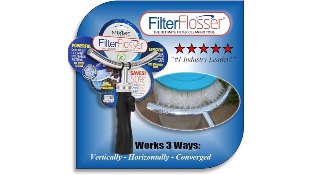 pool and hot tub filter cleaner