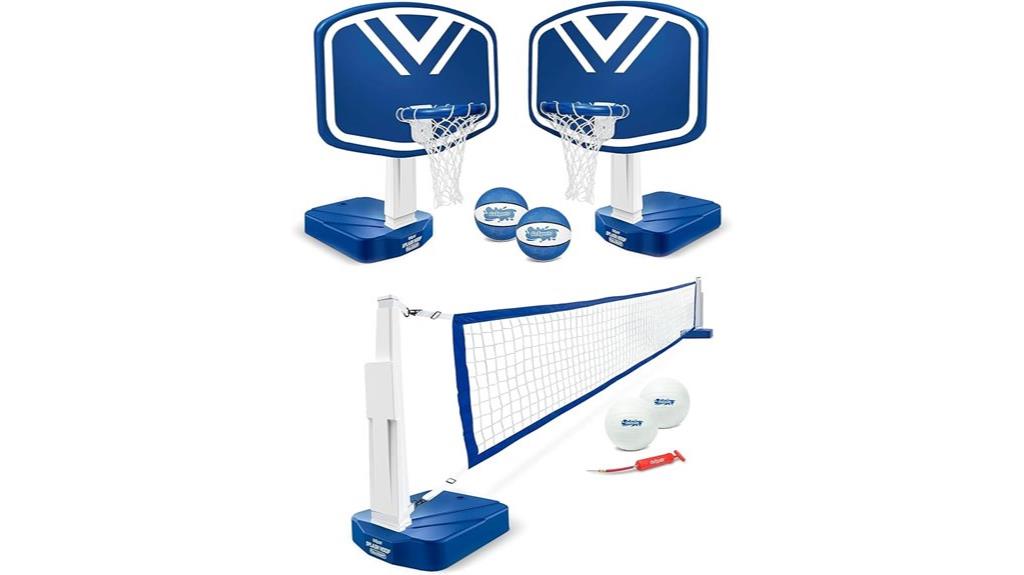 pool basketball volleyball combo