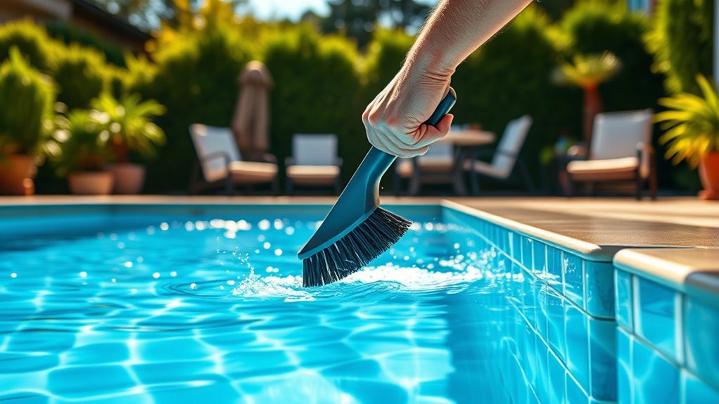 pool brushing frequency guidelines