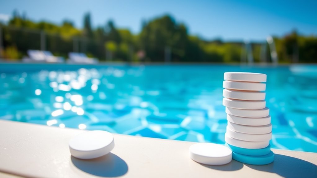 pool chlorine tablet selection