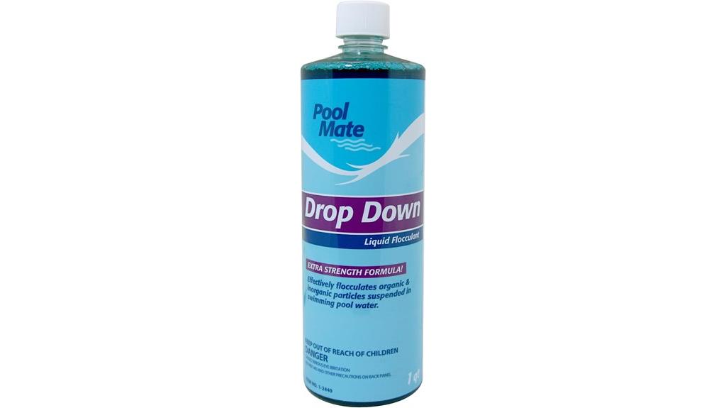 pool clarifier quart container