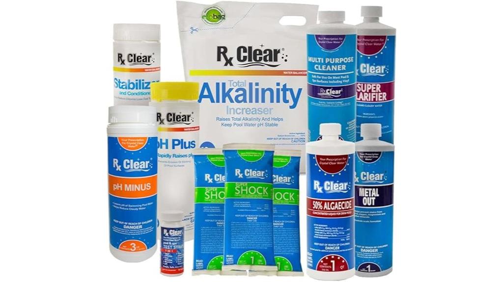 pool cleaning kit large capacity