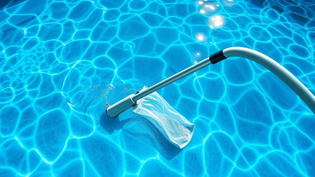 pool cleaning with automation