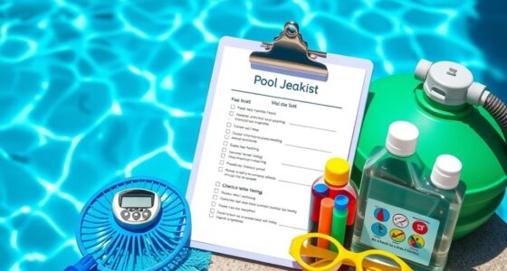 pool equipment essentials checklist