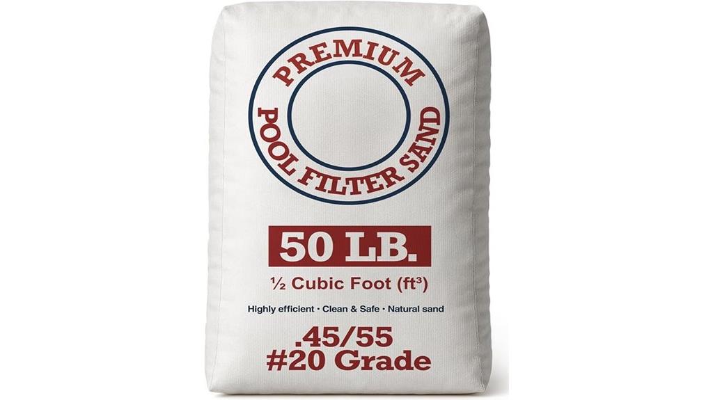 pool filter sand bag