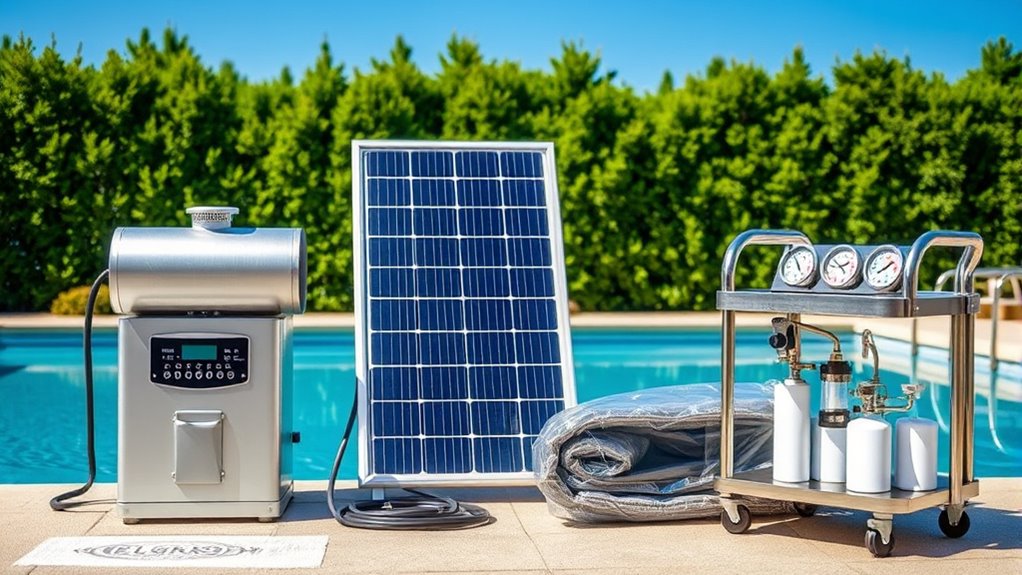 pool heating and climate control