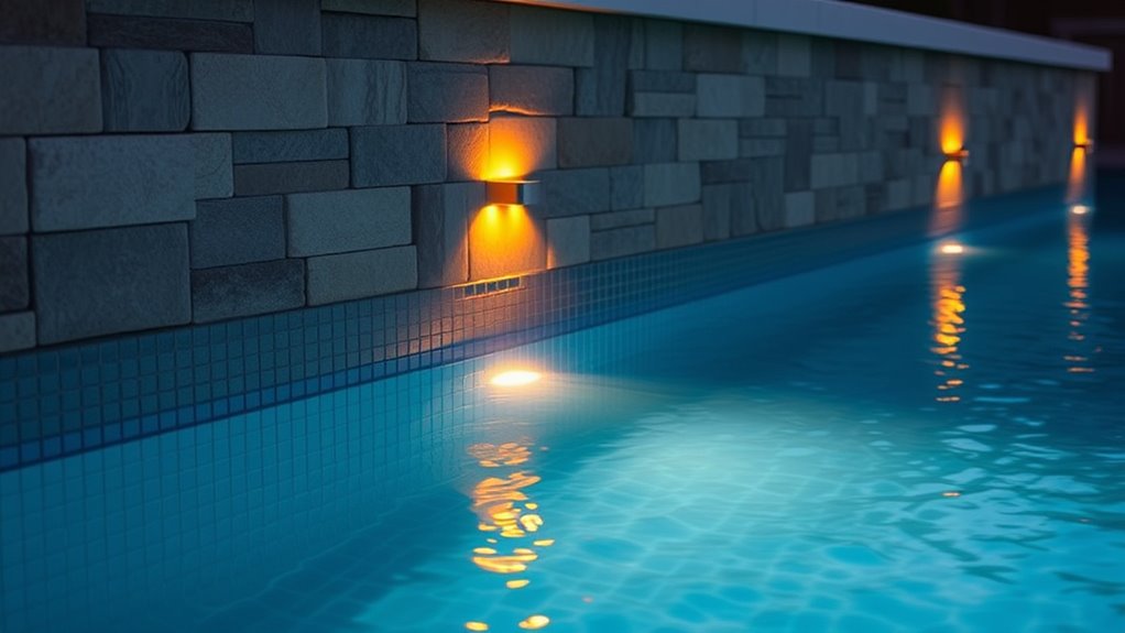 pool lighting style and maintenance