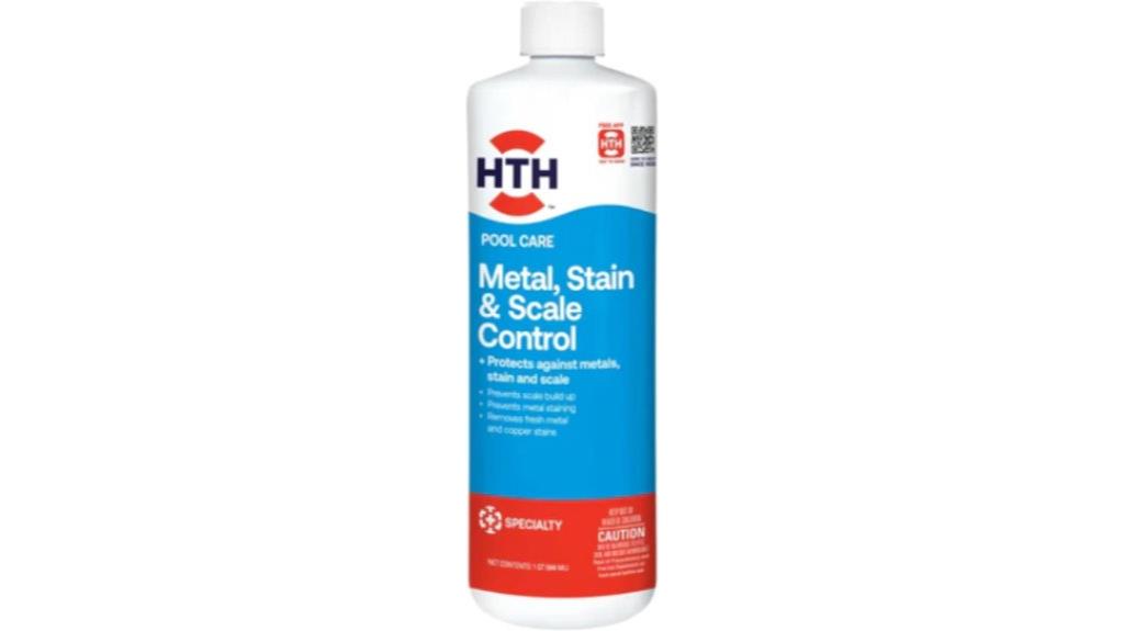 pool metal stain control