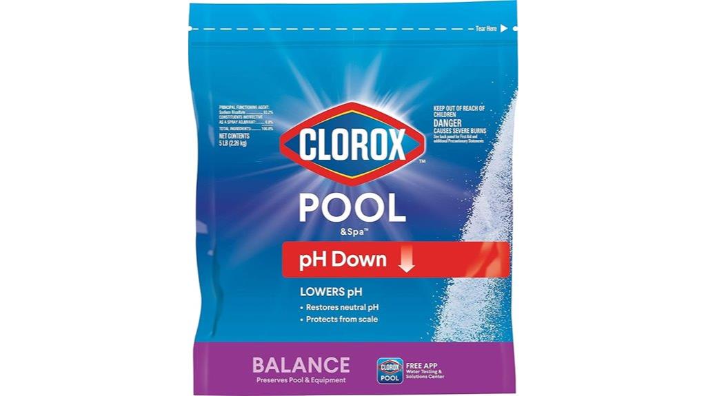 pool ph adjustment powder
