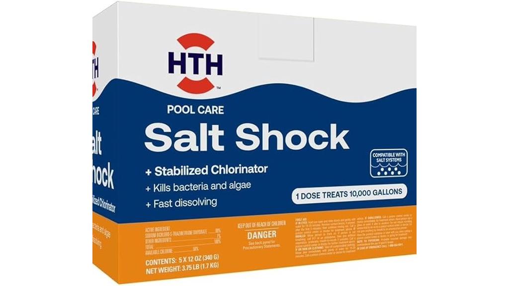 pool salt shock packs