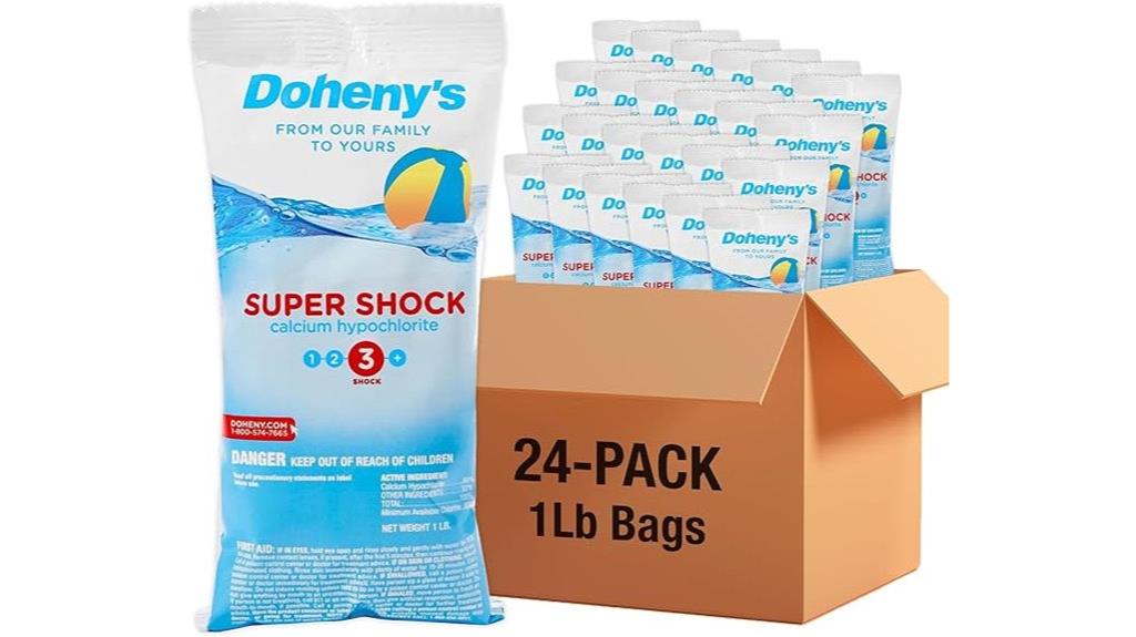 pool shock chlorine granules