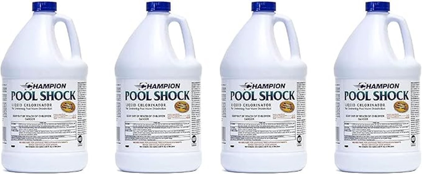 pool shock four pack