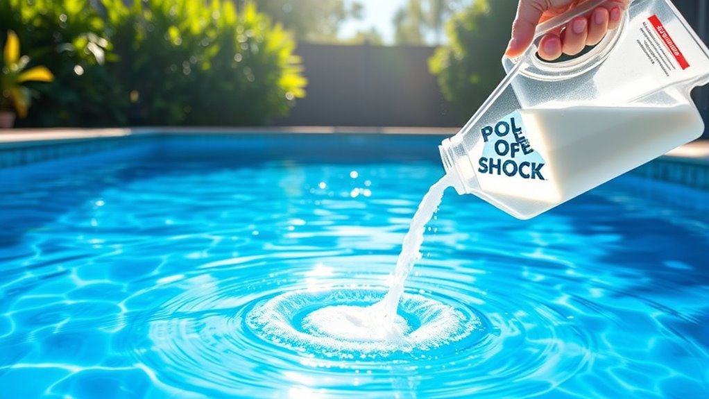 pool shock timing guide