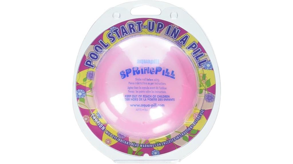 pool start up chemical pills