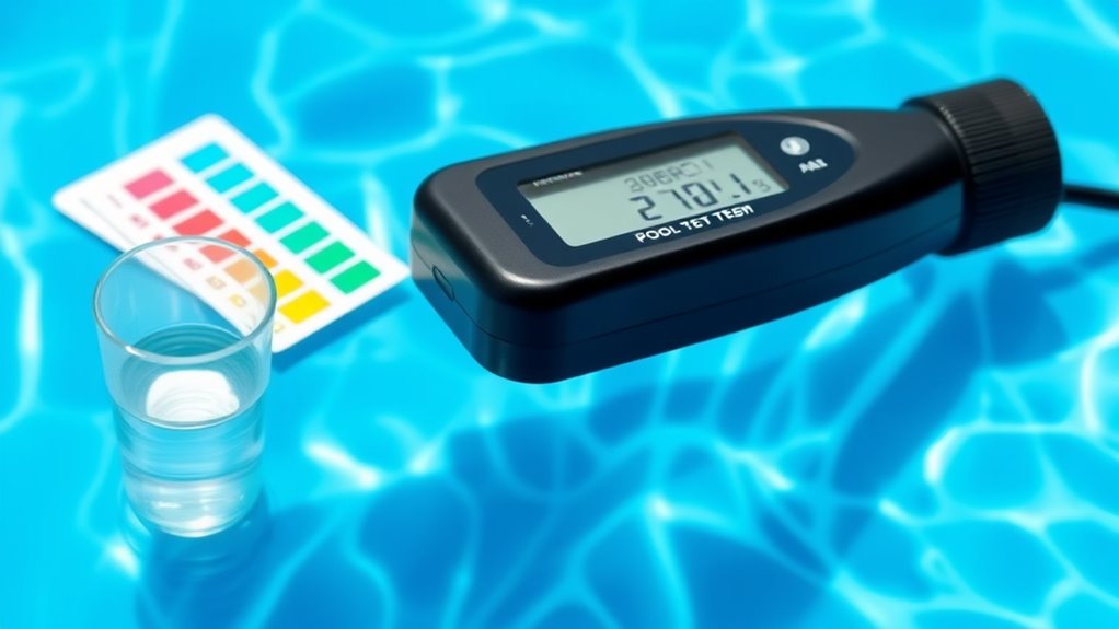 pool test meter features