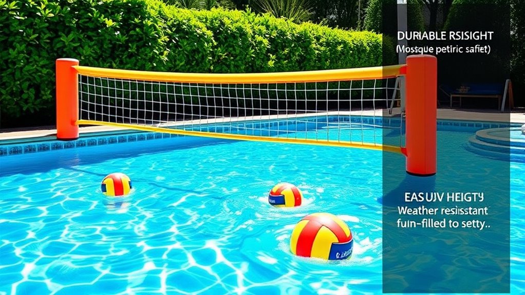 pool volleyball set considerations