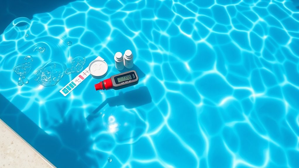 pool water balance correction