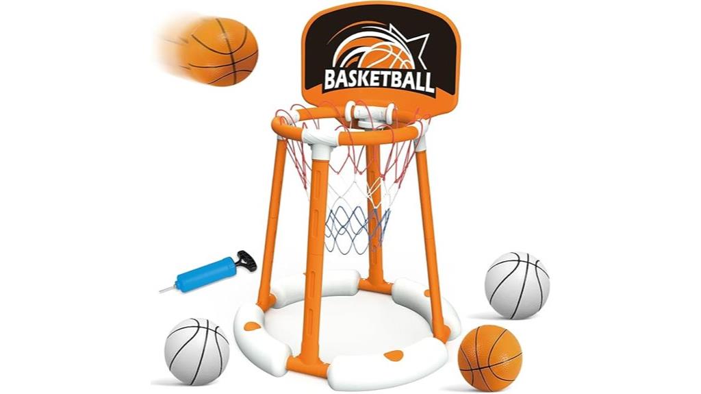 poolside basketball hoop