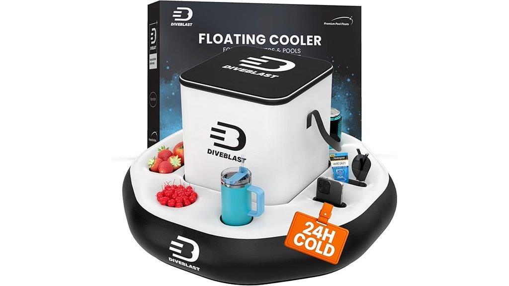 poolside floating drink holder