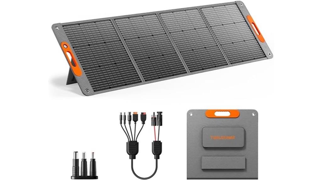 portable 200w foldable solar panel