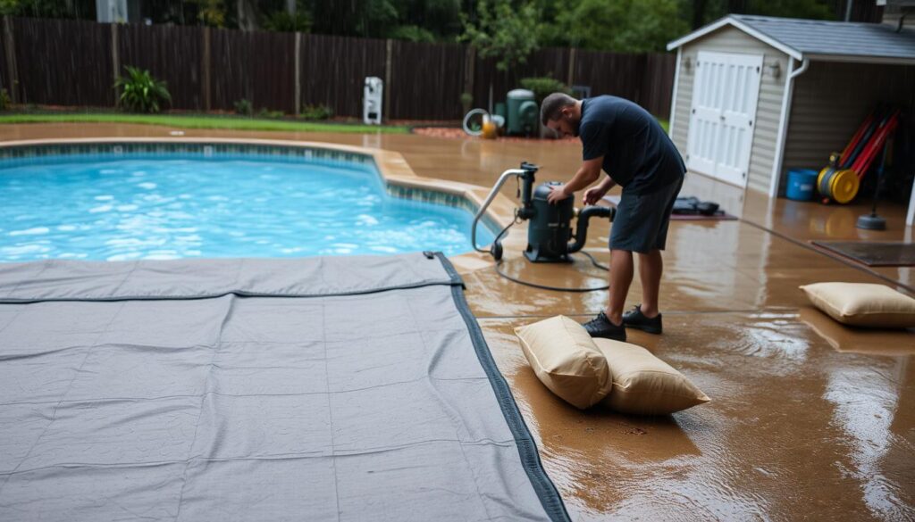 preventive measures for protecting pool