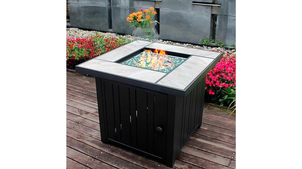 propane fire pit table