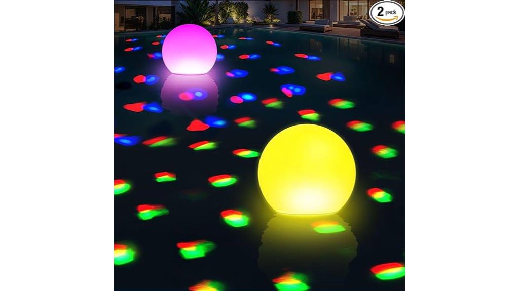 rechargeable pool lights