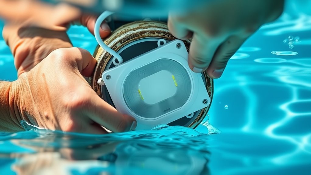 secure waterproof led installation
