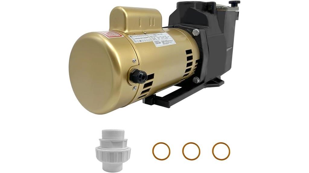single speed 2 hp pump