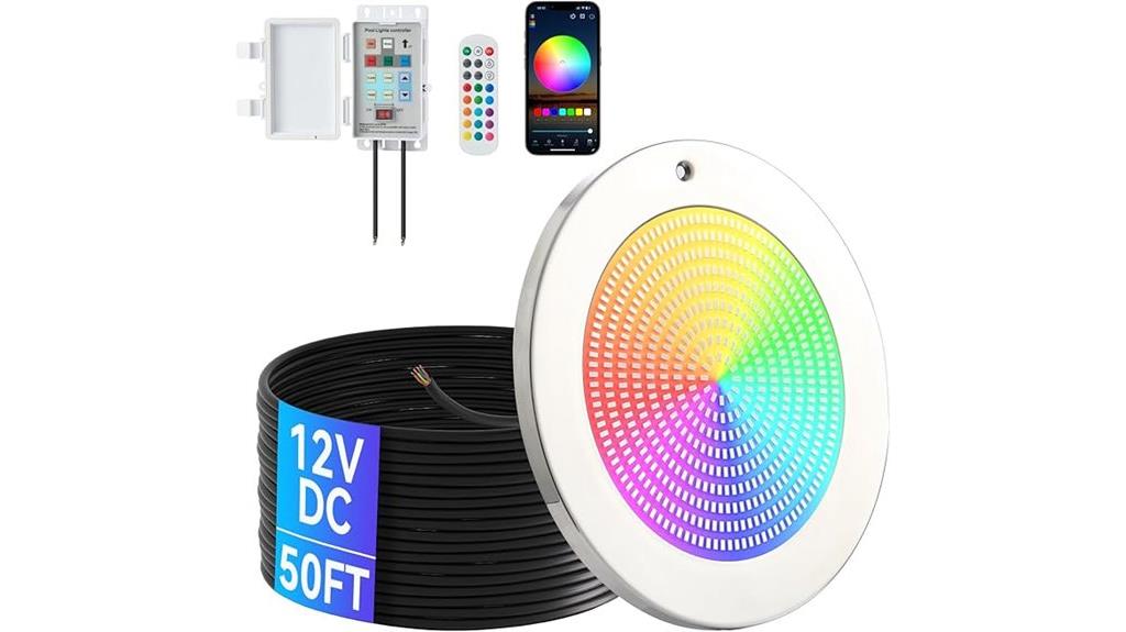 smart led pool lighting