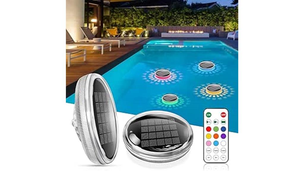 solar floating pool lights