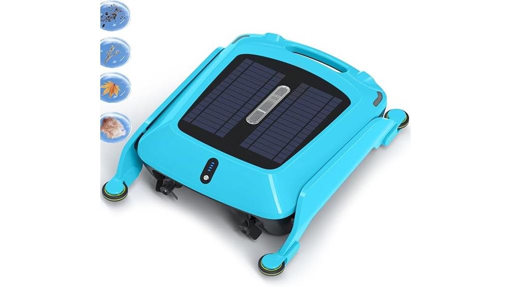 solar powered twin motor skimmer