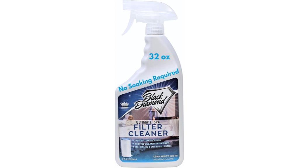 spa filter cleaning solution