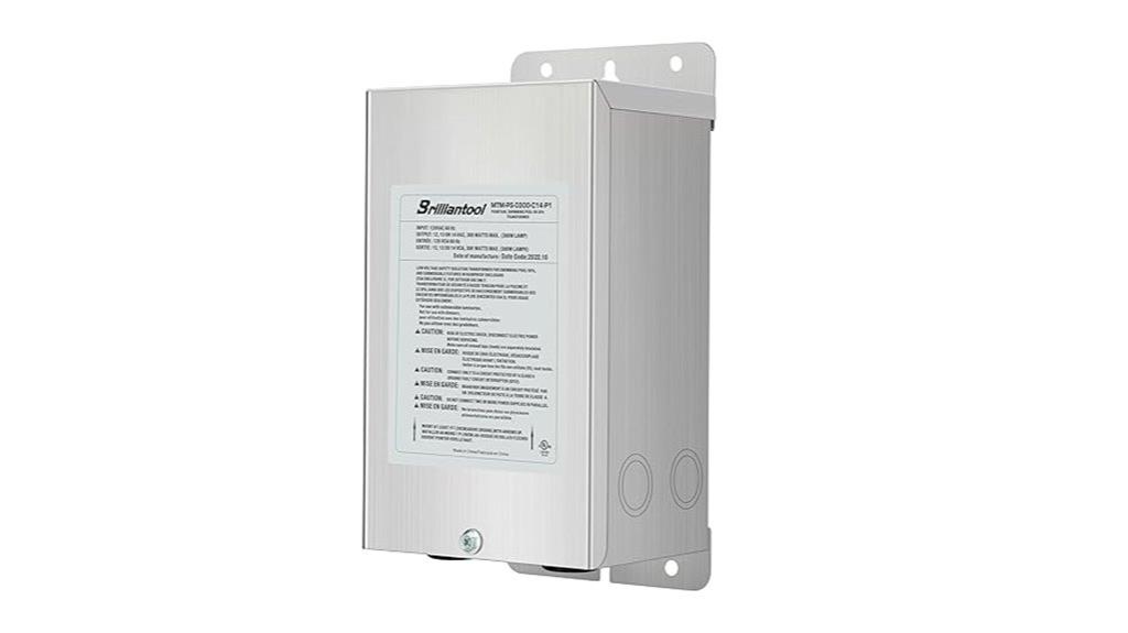 stainless steel pool transformer