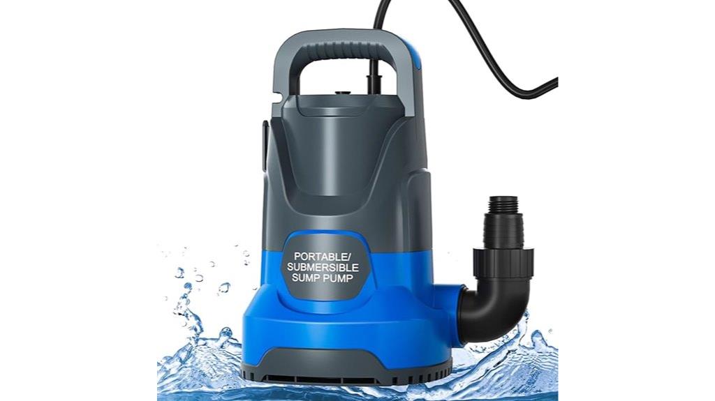 submersible sump pump 1 1hp
