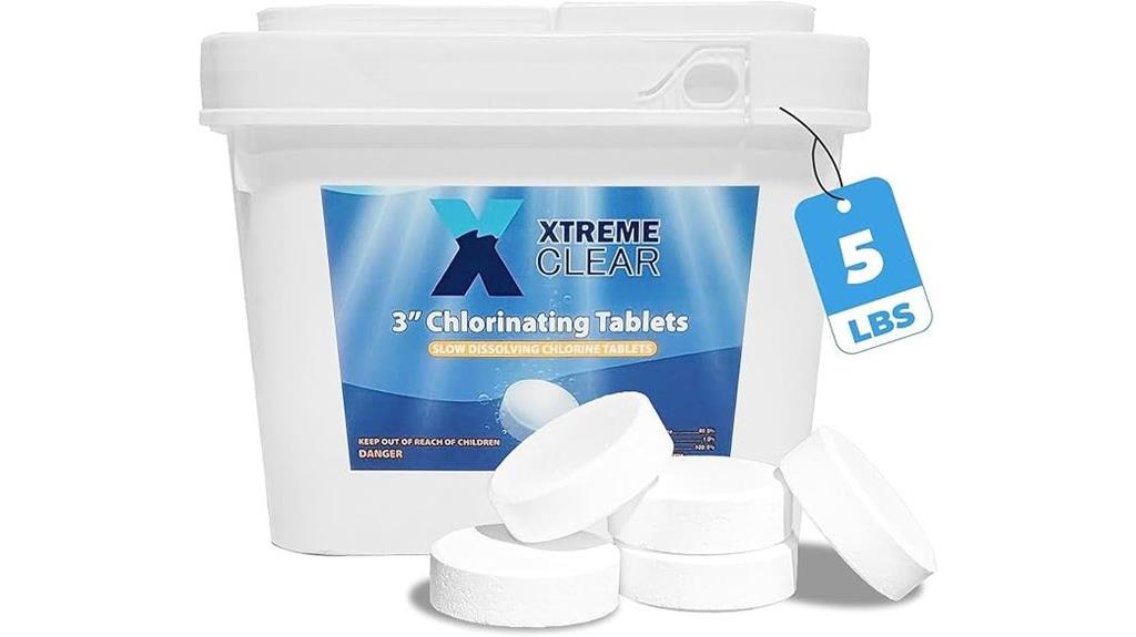 three pack pool chlorine