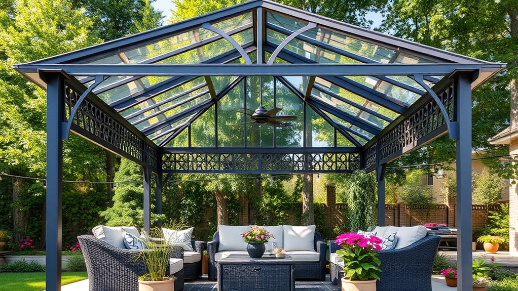 top durable hard gazebos