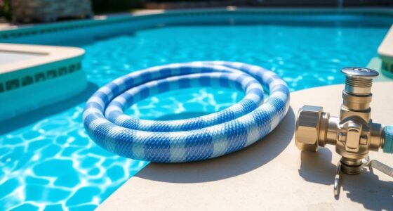 top pool backwash hose options