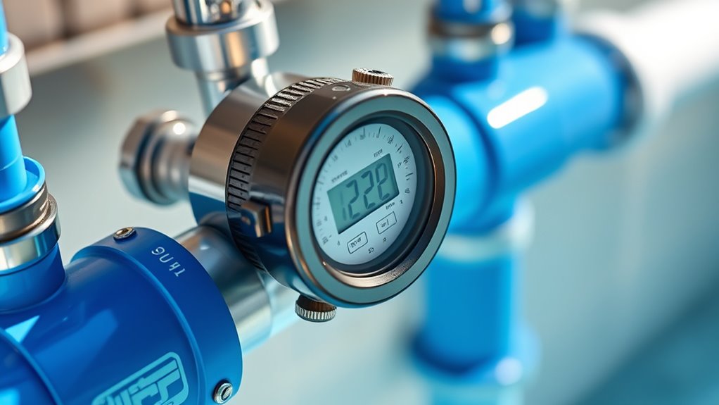 top pool flow meters