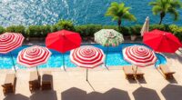 top pool umbrella selections
