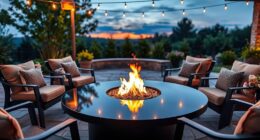 top propane fire pit tables